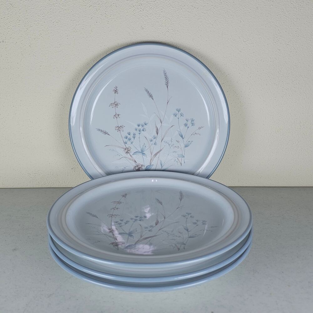 Lot of 4 Noritake Woodstock Salad Plates 8.25" Pattern 8354 Made In Japan